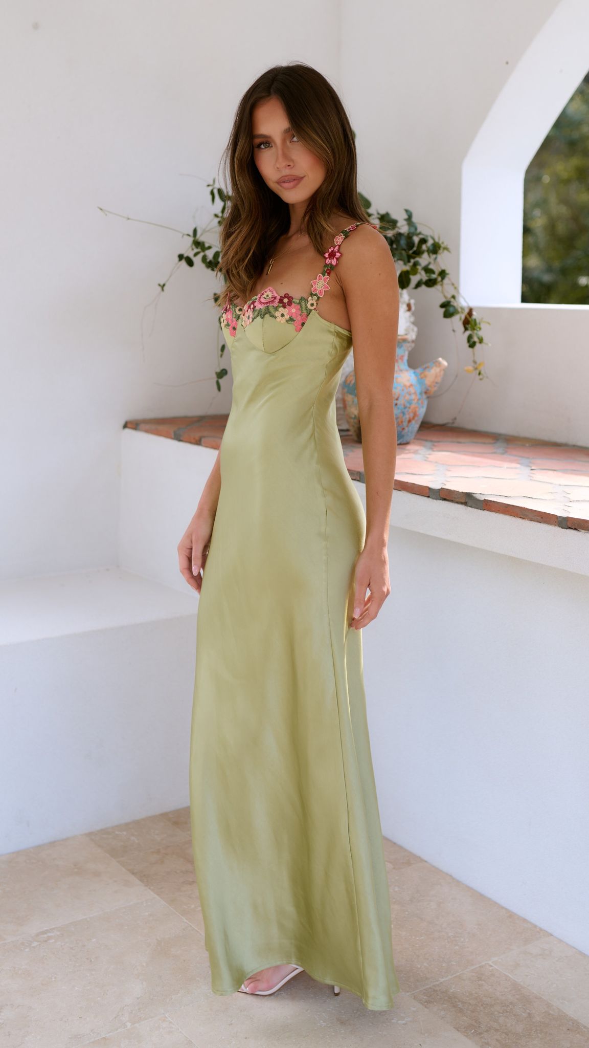 Image of Jayla | Women's V-Neck Sleeveless Maxi Dress