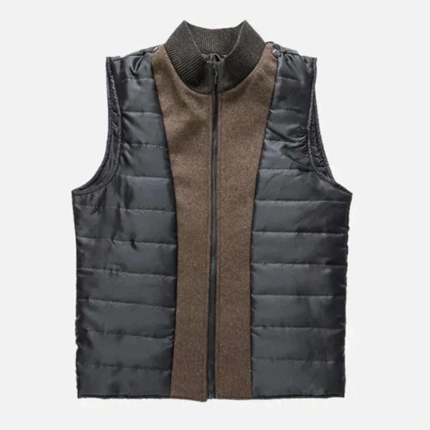 Image of Jed | Men's Mid-Length Stand Collar Overcoat