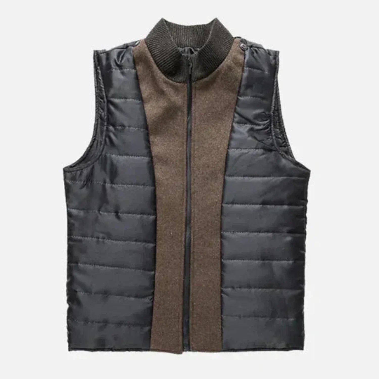 Image of Jed | Men's Mid-Length Stand Collar Overcoat
