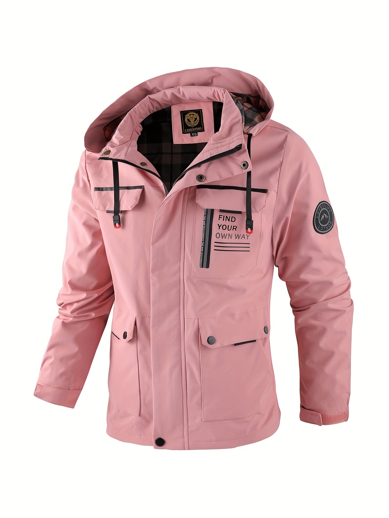 Image of Jeffrey | Men's Hooded Multi-Pocket Jacket