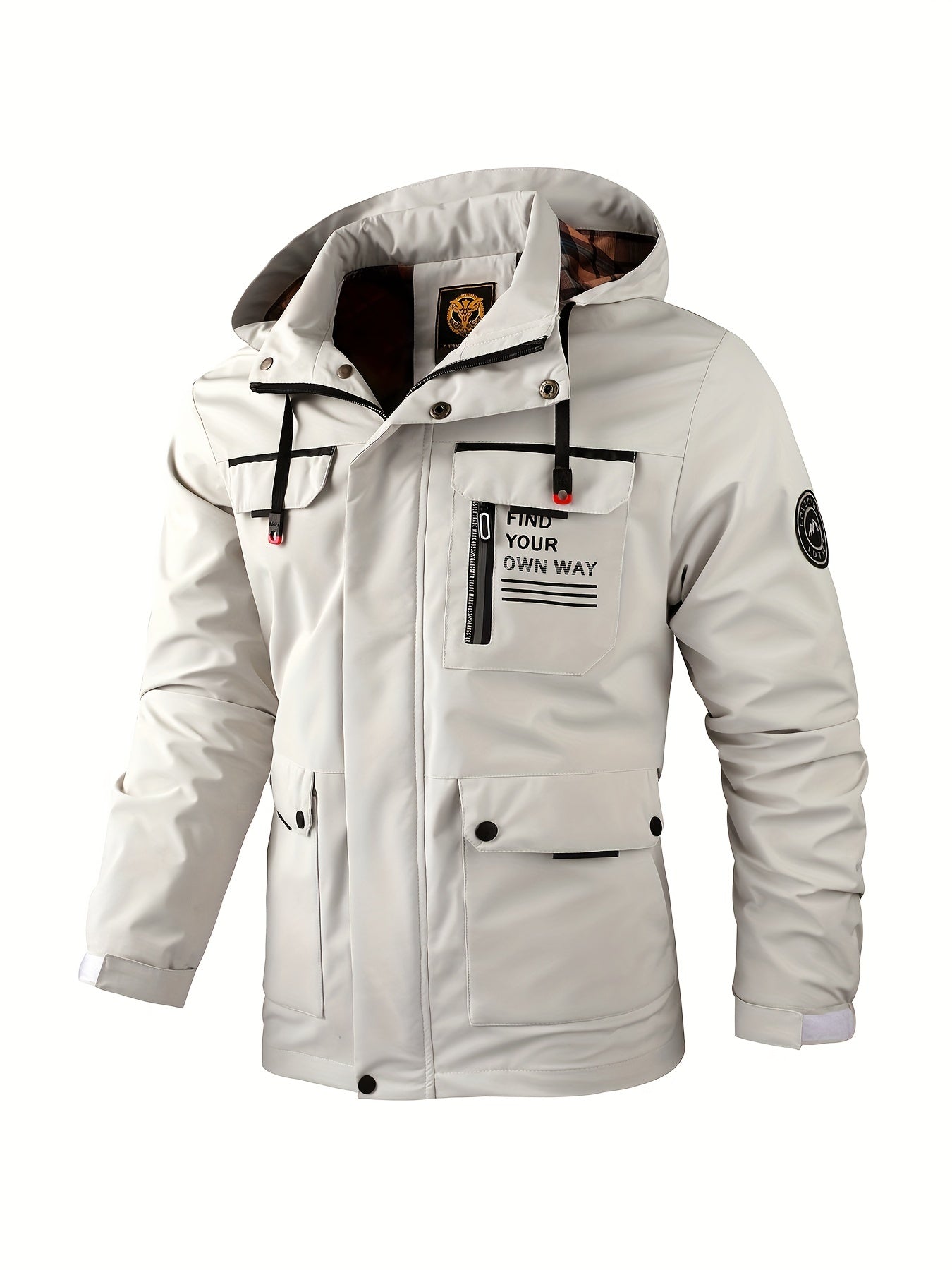 Image of Jeffrey | Men's Hooded Multi-Pocket Jacket
