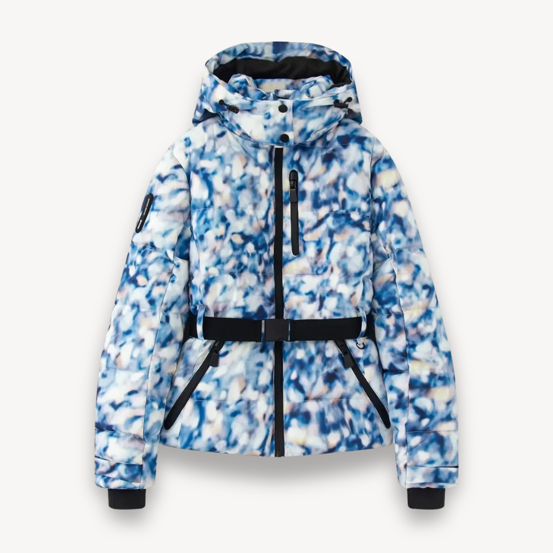 Image of Jennifer | Women's Hooded Belted Puffer Jacket