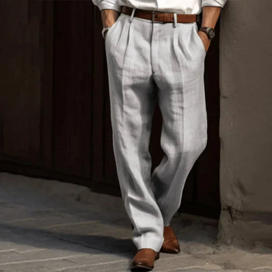 Image of Jerry | Men's Pleated High-Waisted Pants