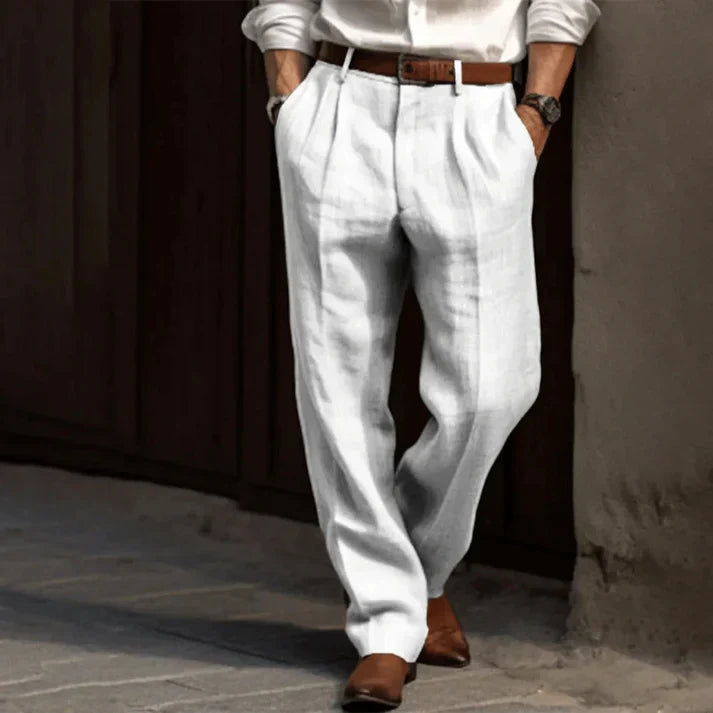 Image of Jerry | Men's Pleated High-Waisted Pants