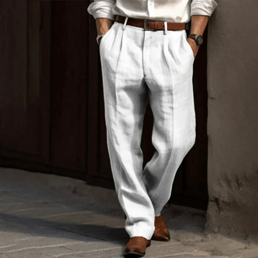Image of Jerry | Men's Pleated High-Waisted Pants