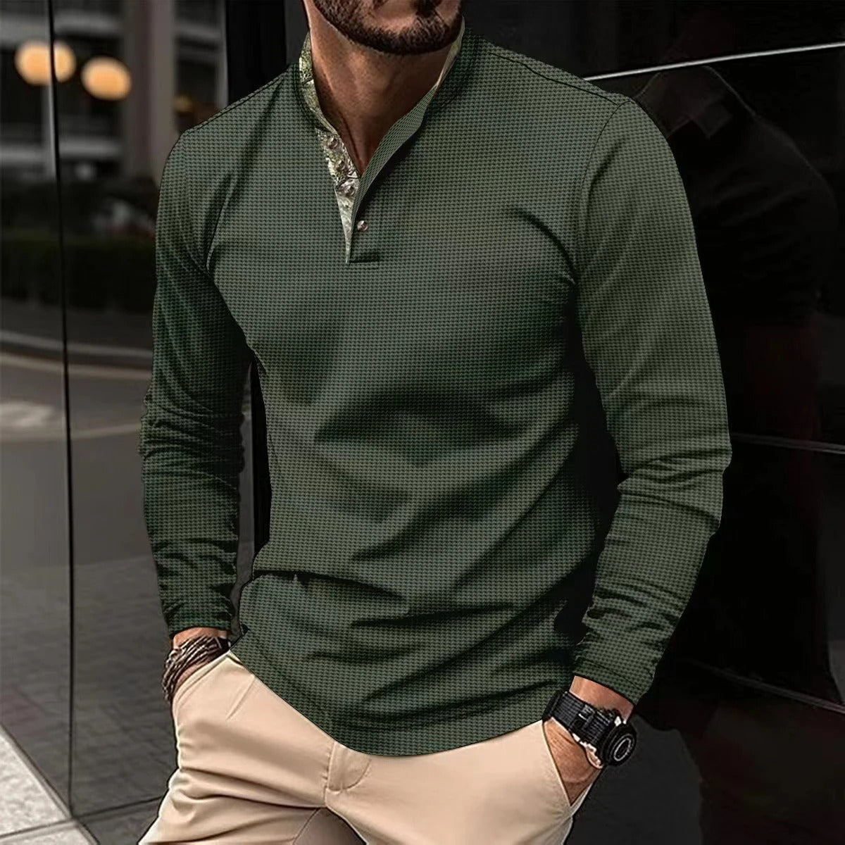 Image of Jerry | Men's Slim-Fit Casual Shirt