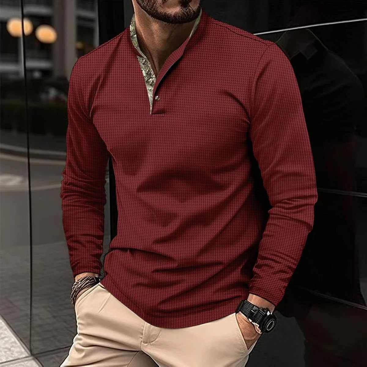 Image of Jerry | Men's Slim-Fit Casual Shirt