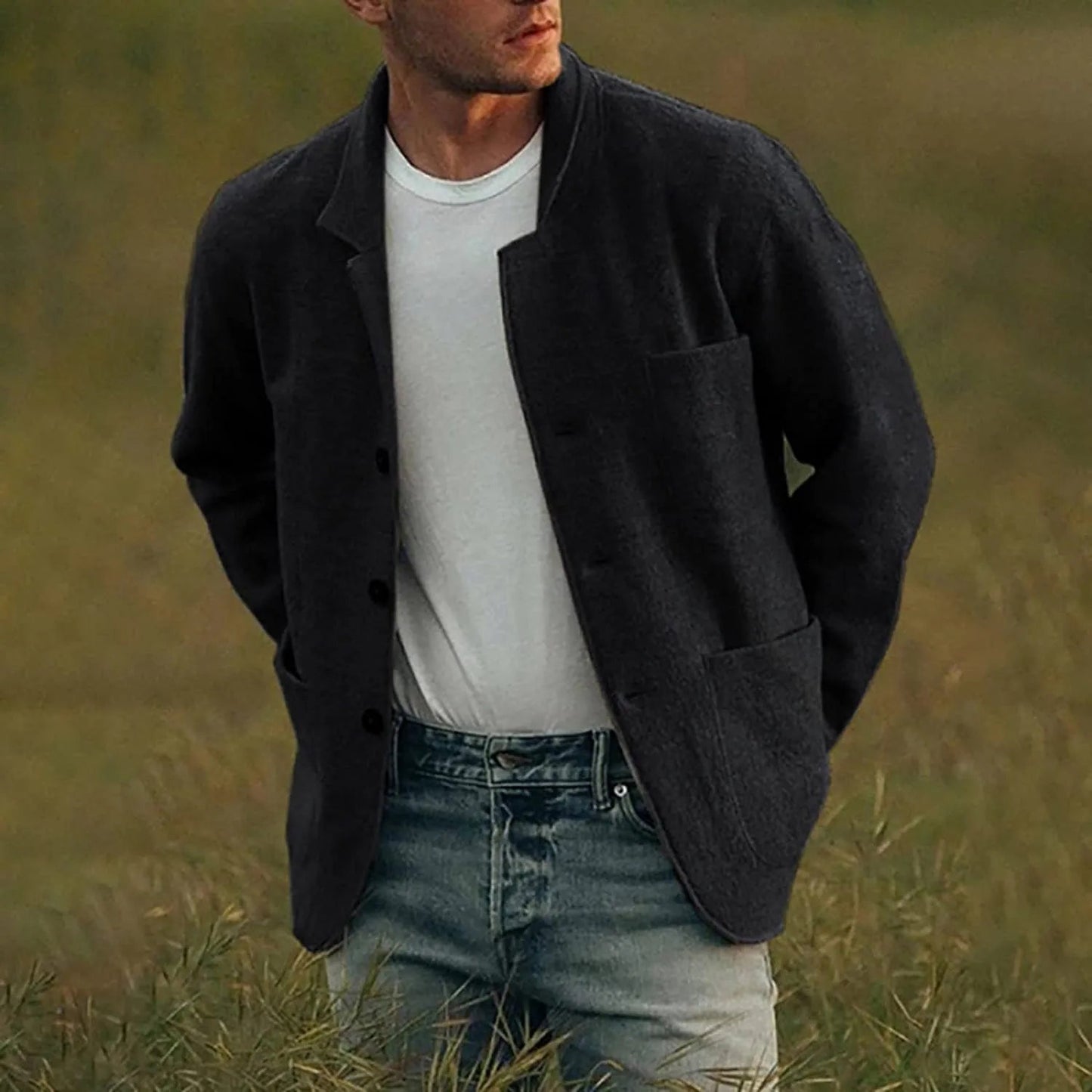 Image of Jesse | Men's Button-Down Casual Jacket