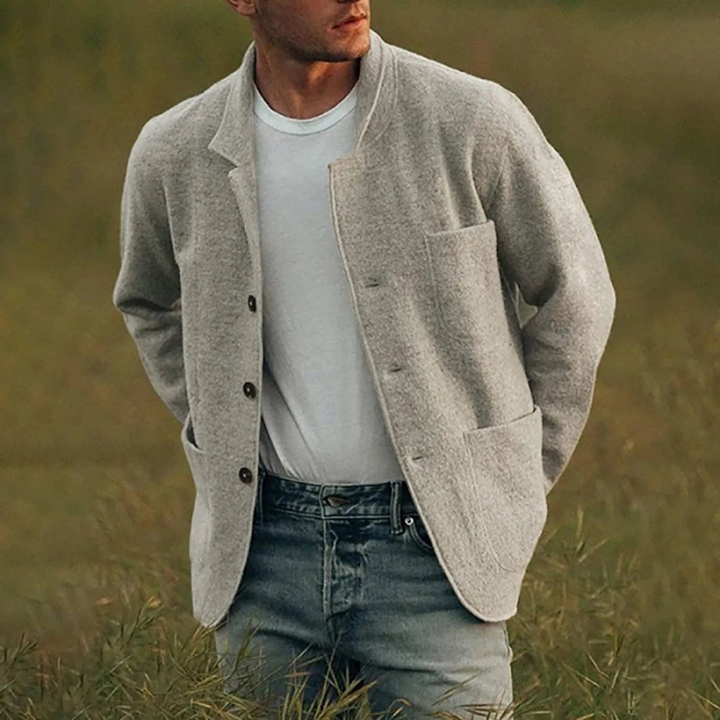 Image of Jesse | Men's Button-Down Casual Jacket