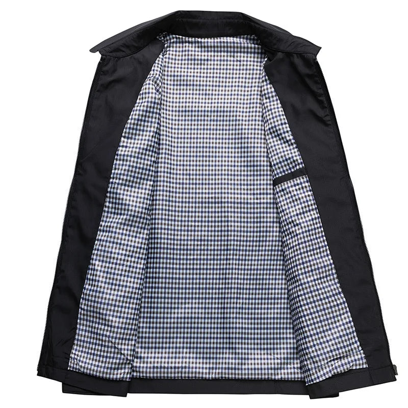 Image of Johnathan | Men's Zip-Up Casual Jacket
