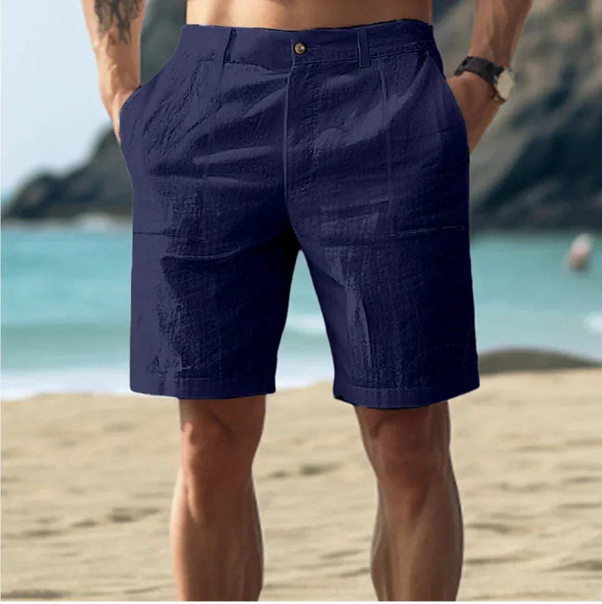 Image of Jonathan | Men's Mid Length Casual Shorts