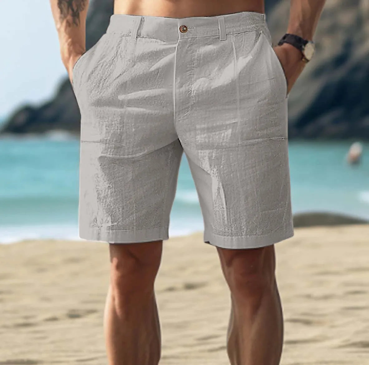 Image of Jonathan | Men's Mid Length Casual Shorts