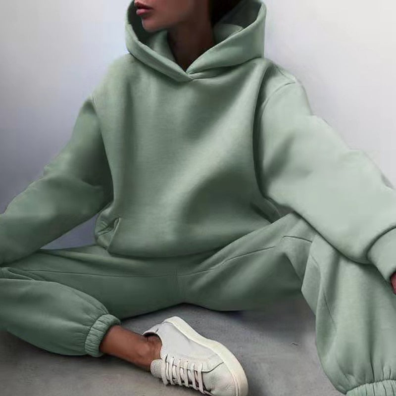 Image of Jordan | Women's Relaxed Fit Hoodie Sweatpants Set