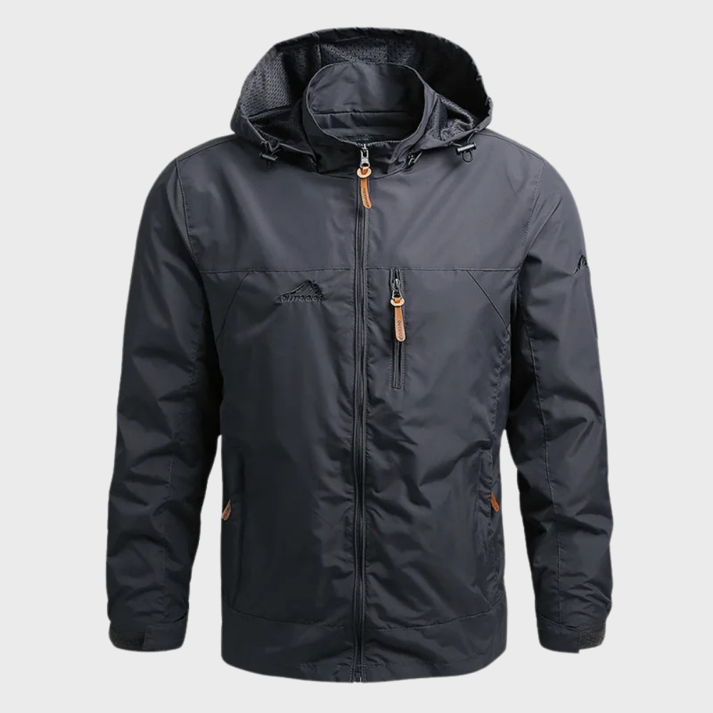 Image of Joseph | Men's Hooded Full Zip Outdoor Jacket