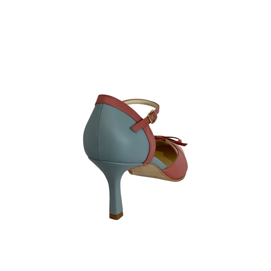 Image of Josephine | Women's Ankle Strap Pointed Toe Heeled Shoes