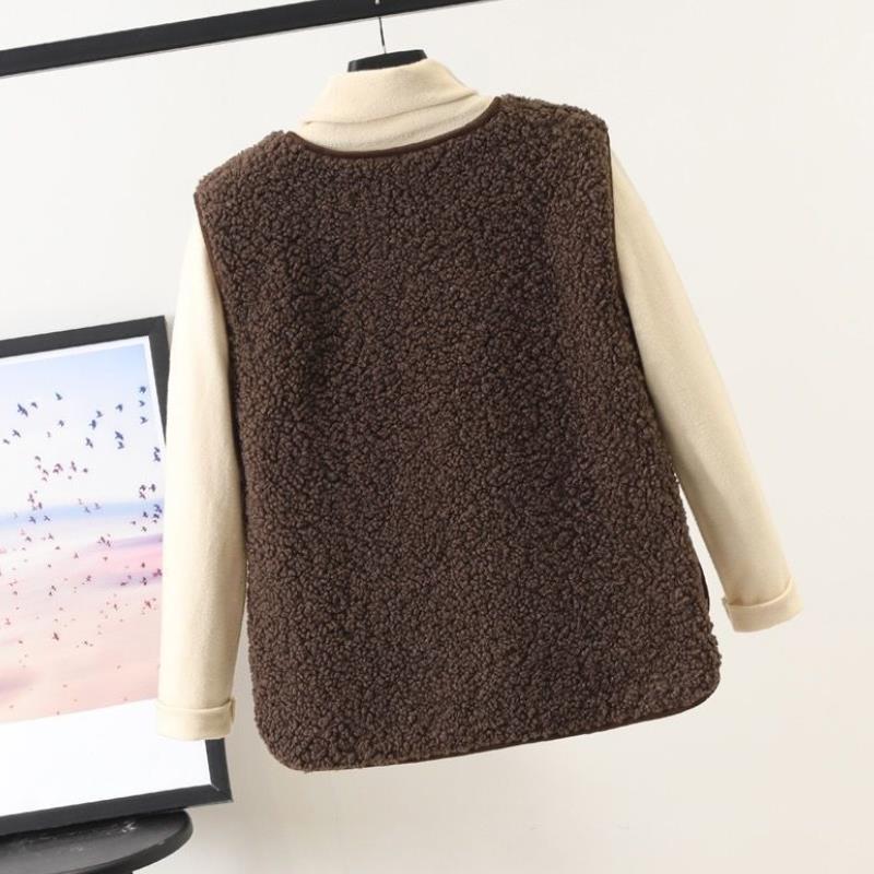 Image of Joyce | Women's Button Front Fleece Vest