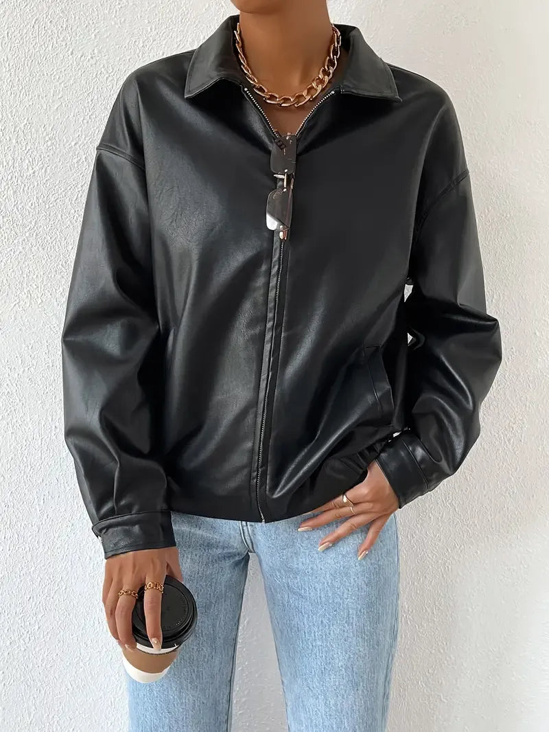 Image of June | Women's Oversized Zip Up Jacket