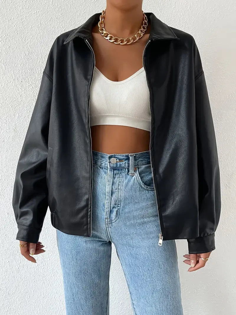Image of June | Women's Oversized Zip Up Jacket