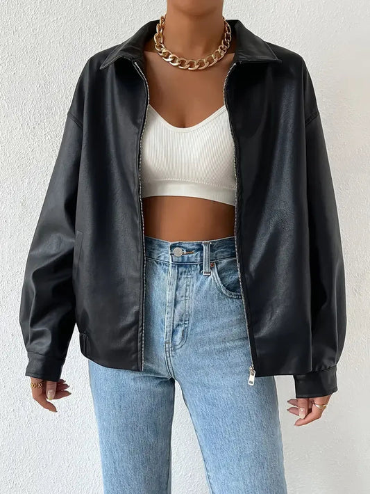 Image of June | Women's Oversized Zip Up Jacket