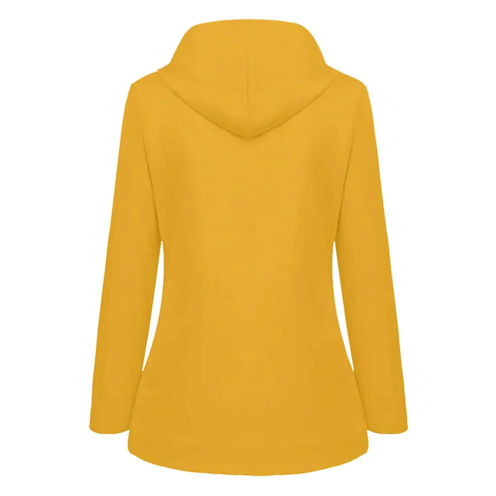 Image of Karen | Women's Button Front Hooded Jacket