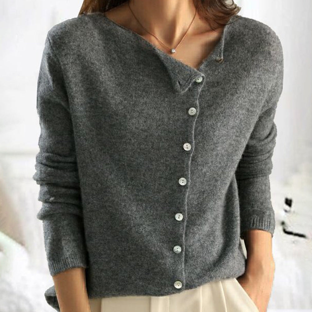 Image of Katherine | Women's Button-Down Fitted Cardigan