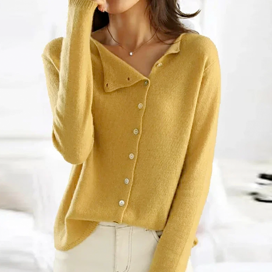 Image of Katherine | Women's Button-Down Fitted Cardigan