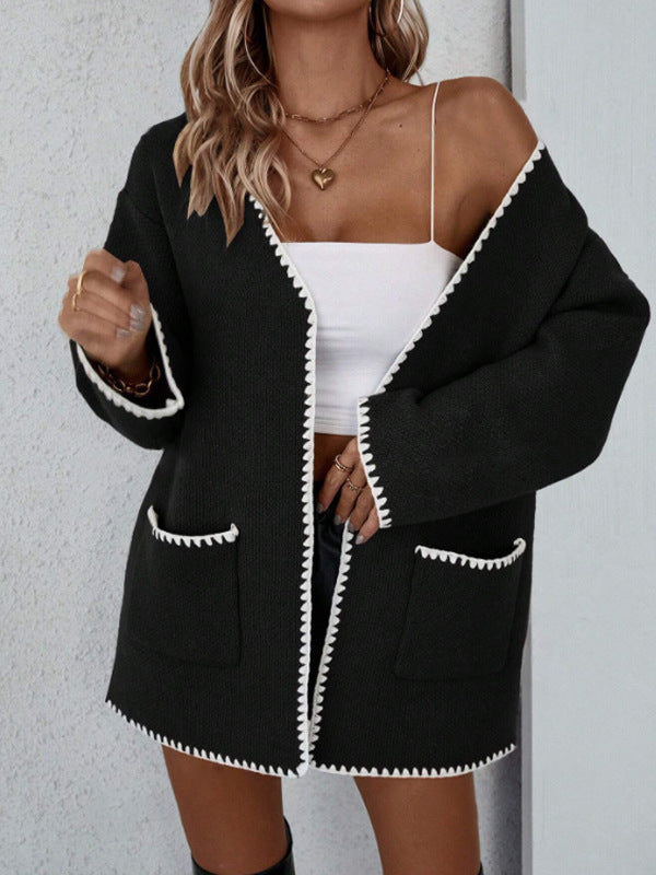 Image of Katherine | Women's Open Front Relaxed Fit Cardigan