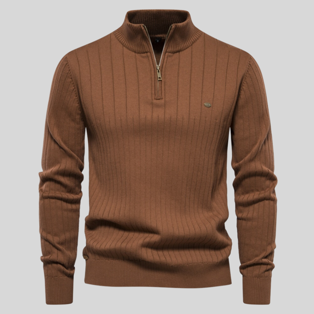 Image of Keegan | Men's Quarter-Zip Sweater