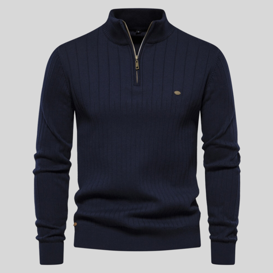 Image of Keegan | Men's Quarter-Zip Sweater