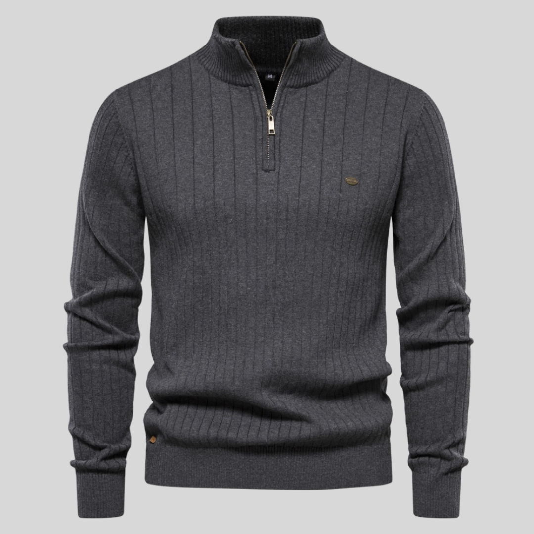 Image of Keegan | Men's Quarter-Zip Sweater
