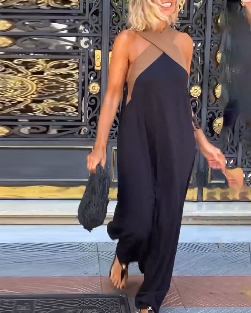 Image of Keira | Women's Sleeveless A-Line Maxi Dress