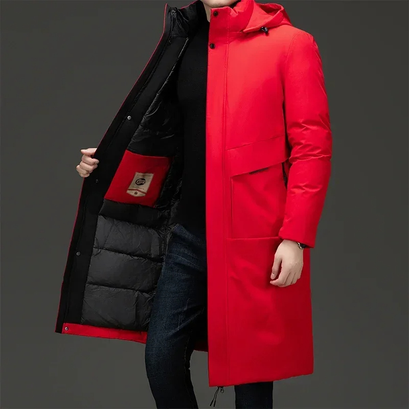 Image of Keith | Men's Hooded Padded Long Coat