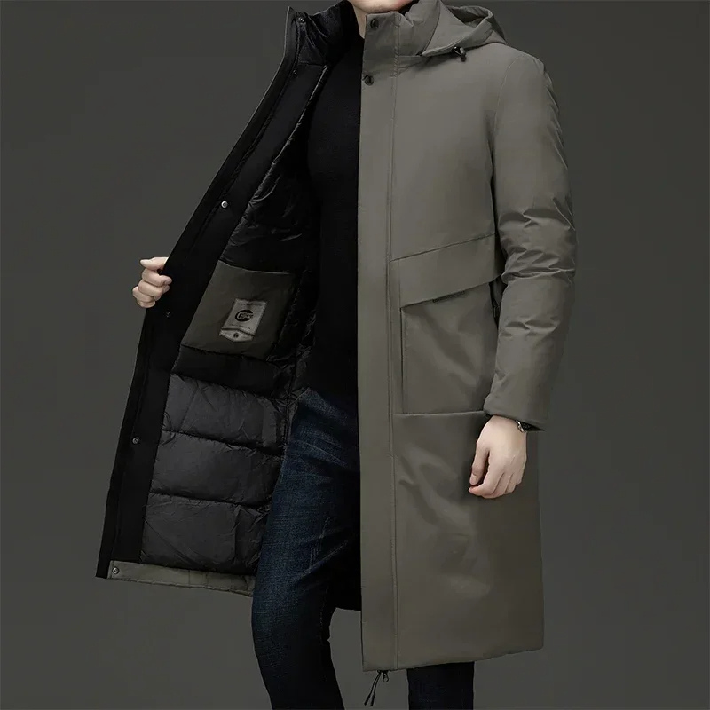 Image of Keith | Men's Hooded Padded Long Coat