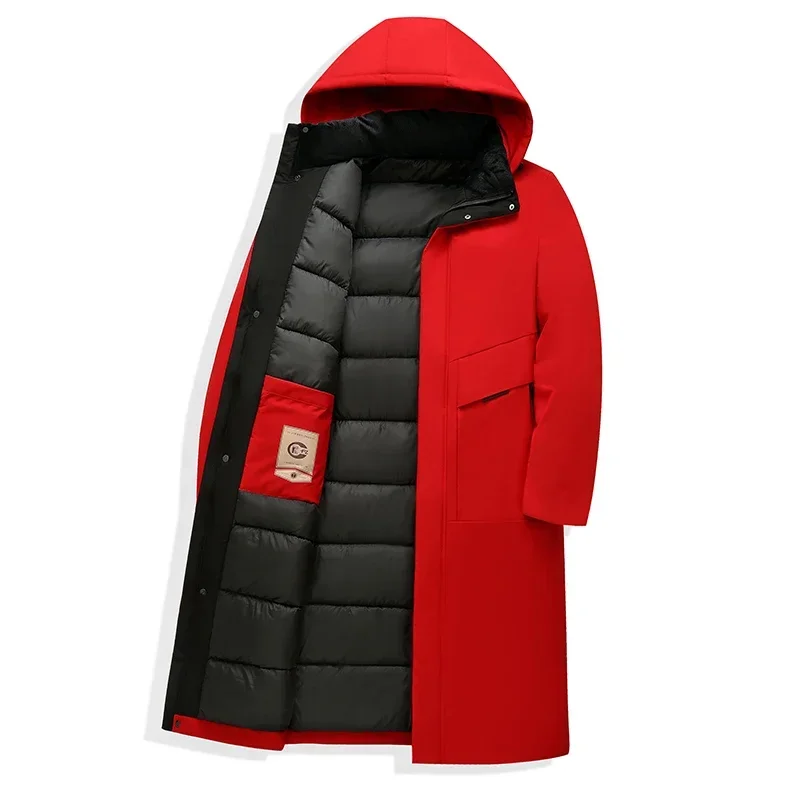 Image of Keith | Men's Hooded Padded Long Coat