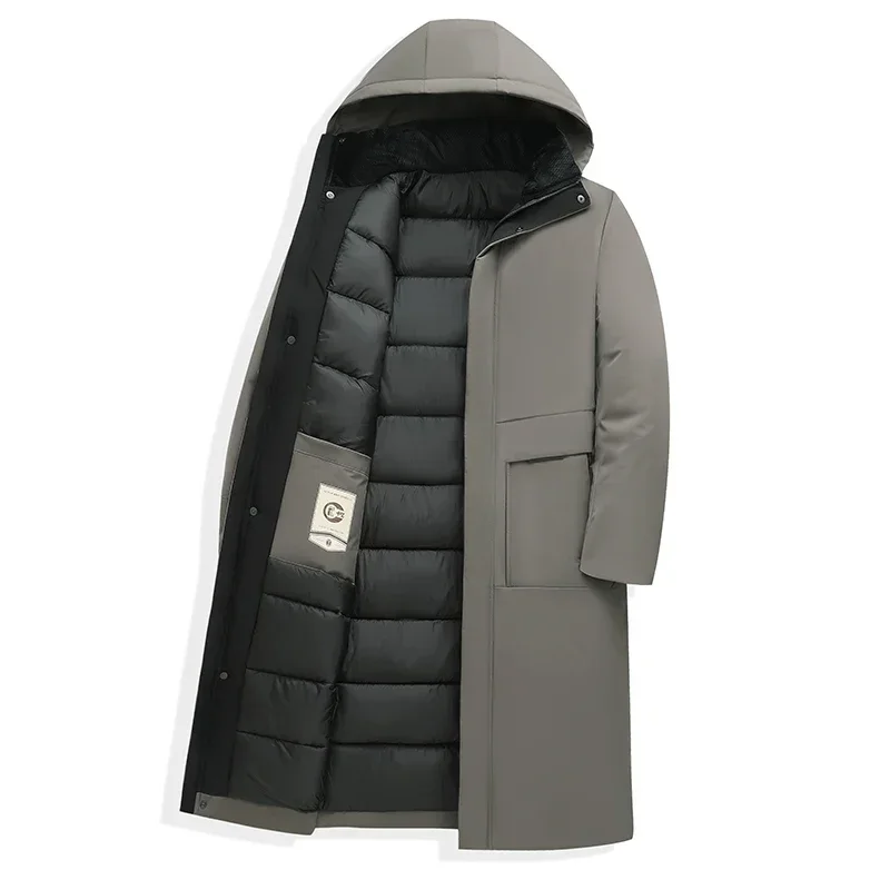 Image of Keith | Men's Hooded Padded Long Coat