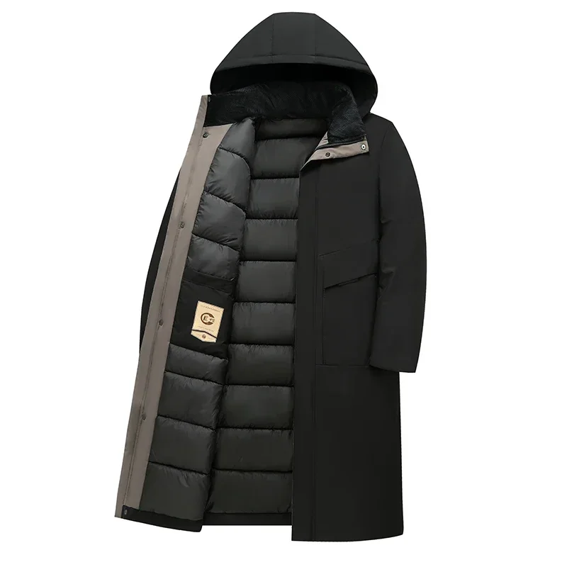 Image of Keith | Men's Hooded Padded Long Coat