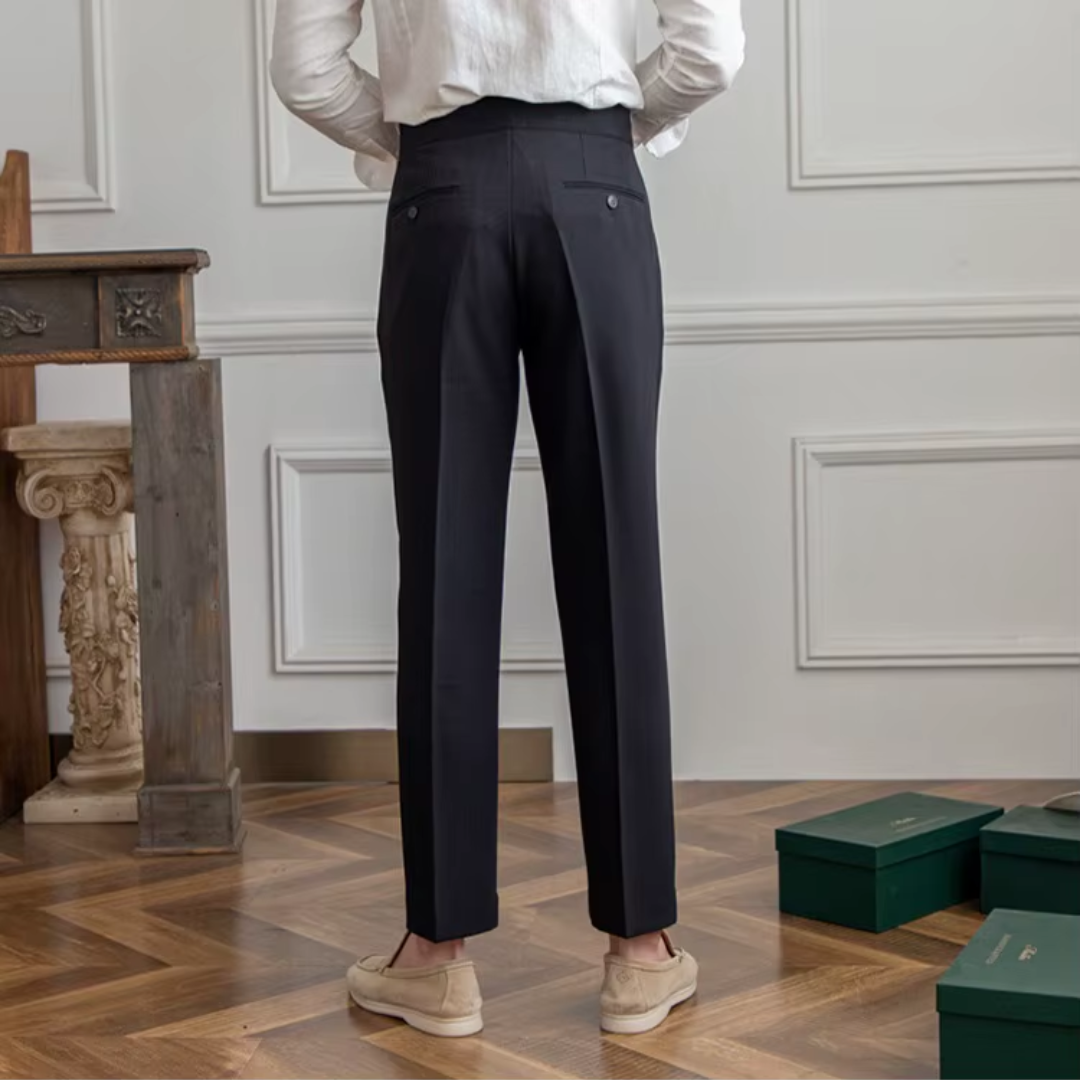 Image of Kelvin | Men's Pleated Dress Pants