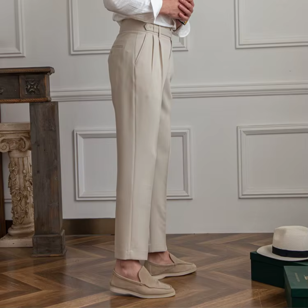 Image of Kelvin | Men's Pleated Dress Pants