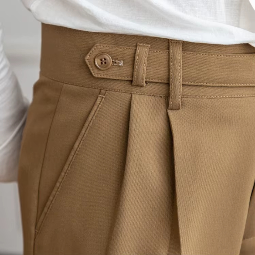 Image of Kelvin | Men's Pleated Dress Pants