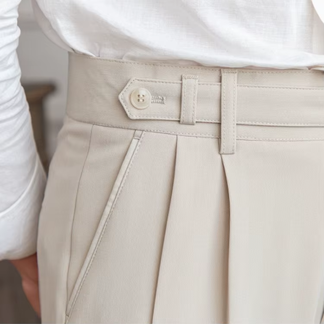 Image of Kelvin | Men's Pleated Dress Pants