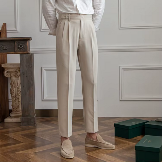 Image of Kelvin | Men's Pleated Dress Pants