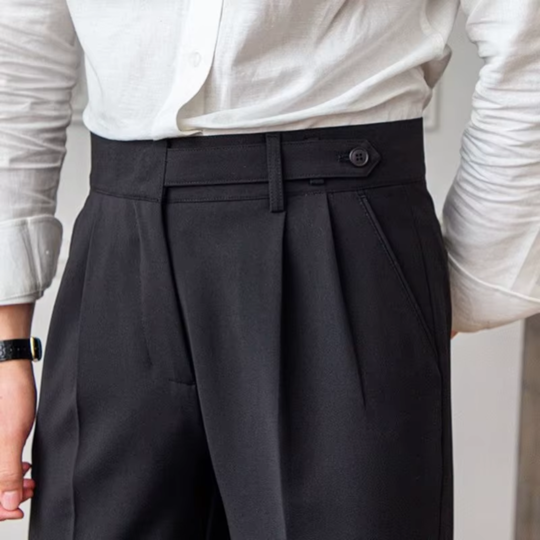 Image of Kelvin | Men's Pleated Dress Pants