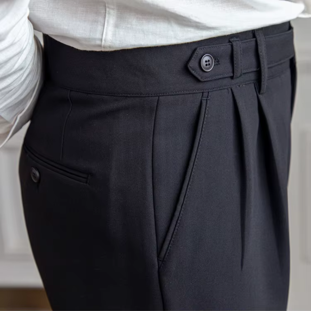 Image of Kelvin | Men's Pleated Dress Pants