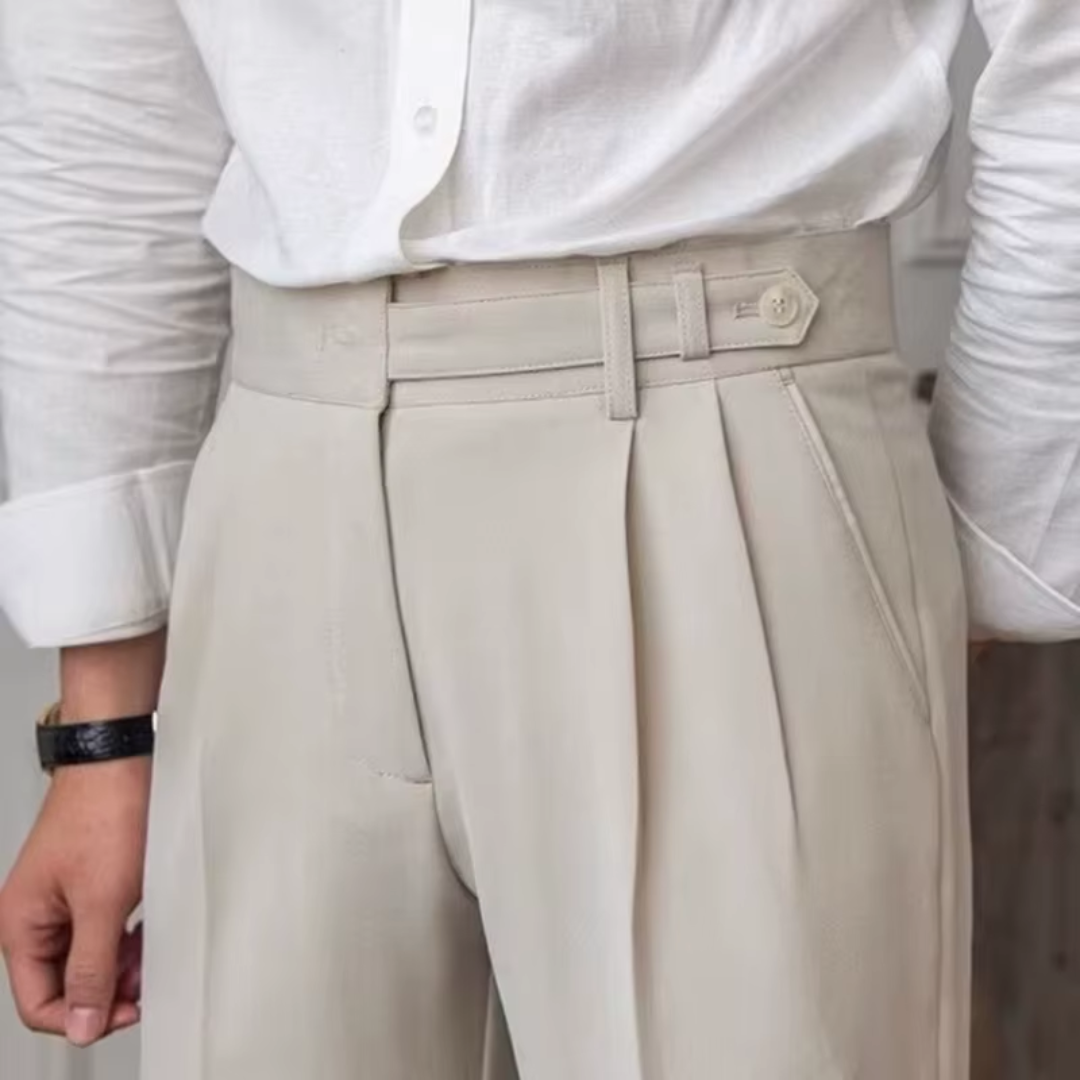 Image of Kelvin | Men's Pleated Dress Pants