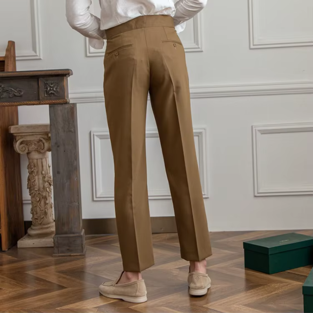 Image of Kelvin | Men's Pleated Dress Pants