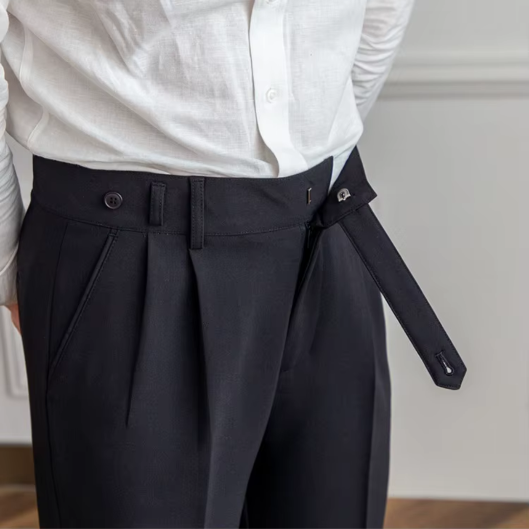 Image of Kelvin | Men's Pleated Dress Pants
