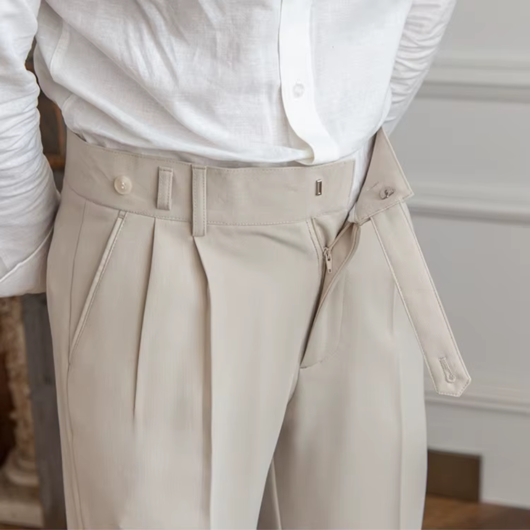 Image of Kelvin | Men's Pleated Dress Pants