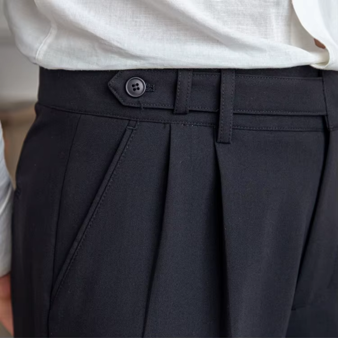 Image of Kelvin | Men's Pleated Dress Pants