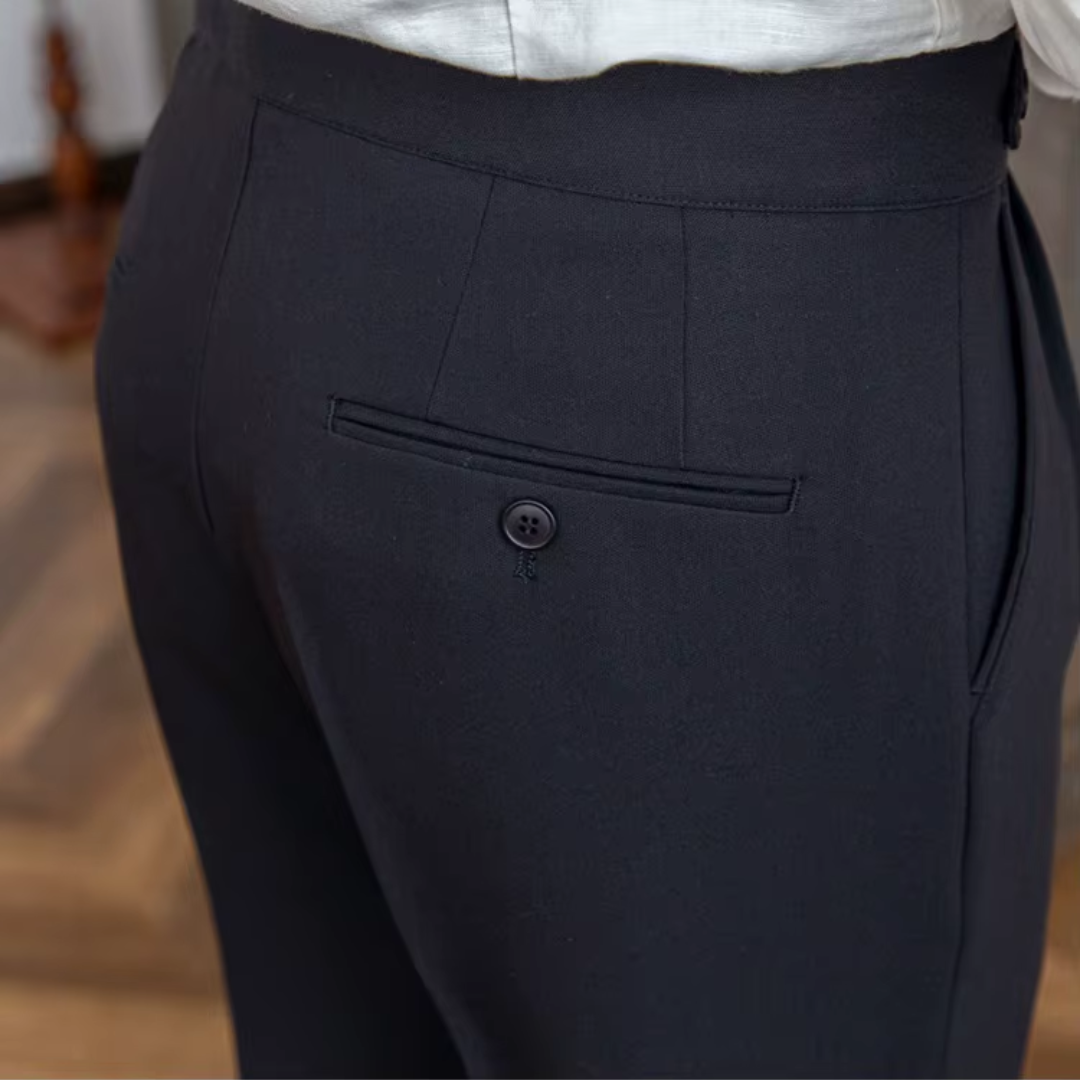 Image of Kelvin | Men's Pleated Dress Pants