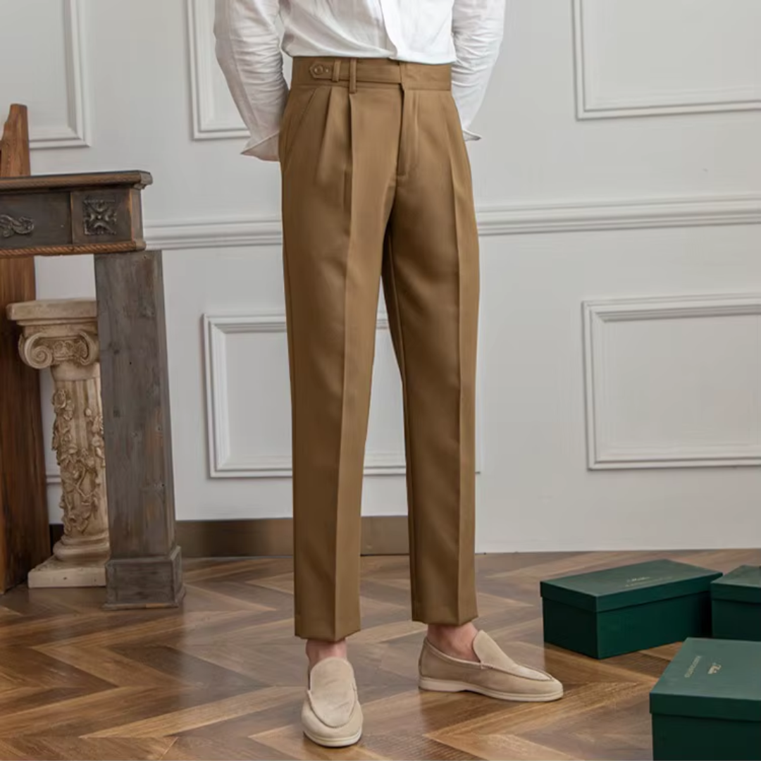 Image of Kelvin | Men's Pleated Dress Pants